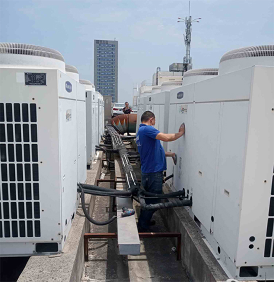 芝罘中央空调制热和不制冷系统维修方法